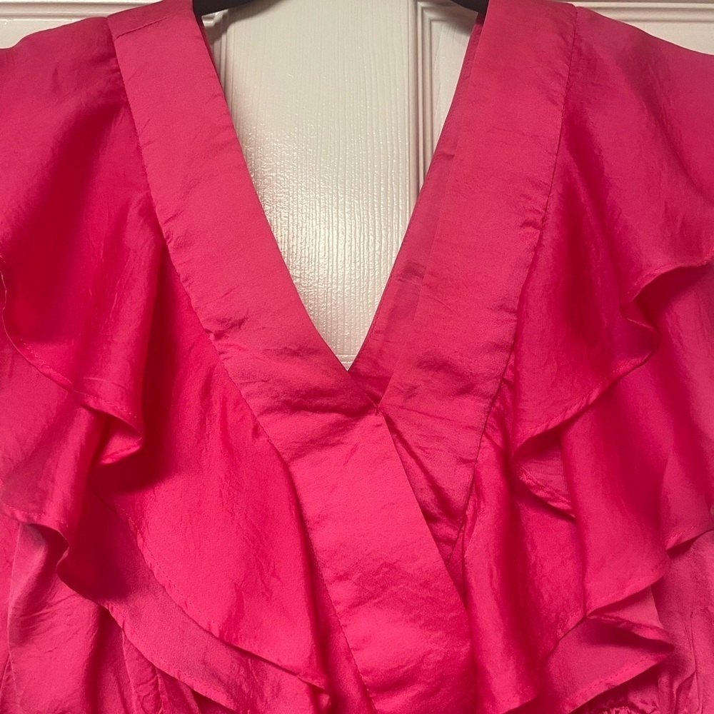 NWT Lili Sidonio by Molly Bracken Mini Dress in Fushia Size M - Picture 10 of 11